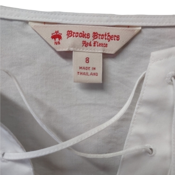 Brooks brother white size 8 blouse - Picture 3 of 7